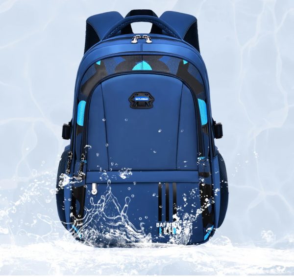 Student Schoolbag Male Light Casual Children’s Backpack Large Capacity Student Protection Backpack - Image 5