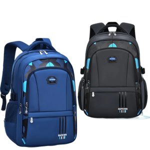 Student Schoolbag Male Light Casual Children’s Backpack Large Capacity Student Protection Backpack