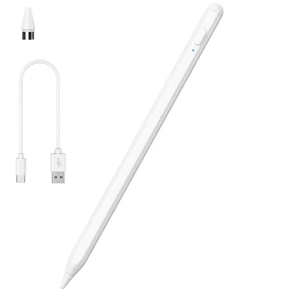 Universal JT18-P Active Stylus Touch Screen Pen Drawing Tablet Phone Digital Pencil For iPadSamsungAndroidTablet (White)