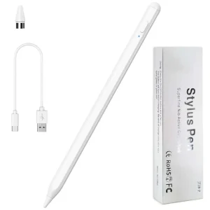 Universal JT18-P Active Stylus Touch Screen Pen Drawing Tablet Phone Digital Pencil For iPadSamsungAndroidTablet (White)