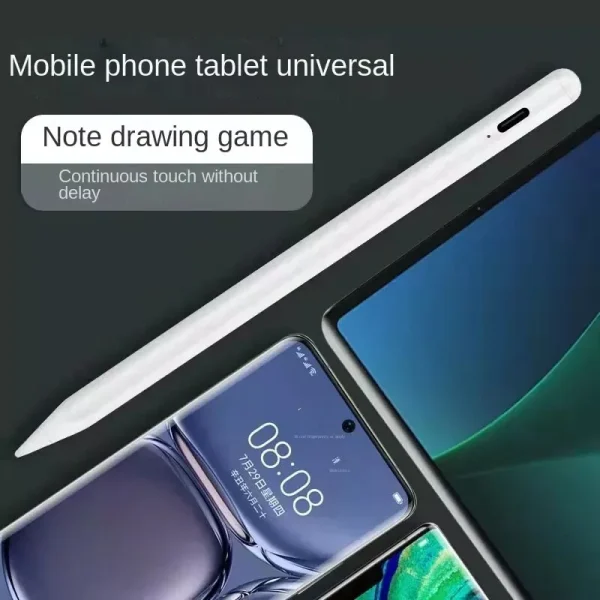 Universal JT18-P Active Stylus Touch Screen Pen Drawing Tablet Phone Digital Pencil For iPadSamsungAndroidTablet (White)
