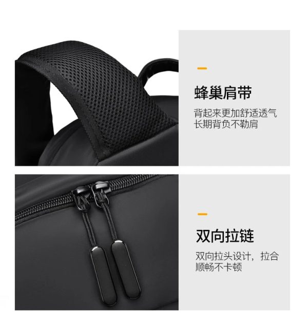 Waterproof Business Backpack Men USB School Backpacks 15.6 Inch Laptop Backpack Large Capacity for Men Back Pack Bags - Image 5