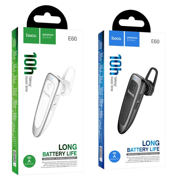 For Hoco E60 Brightness Mic Business Wireless Bluetooth Headset