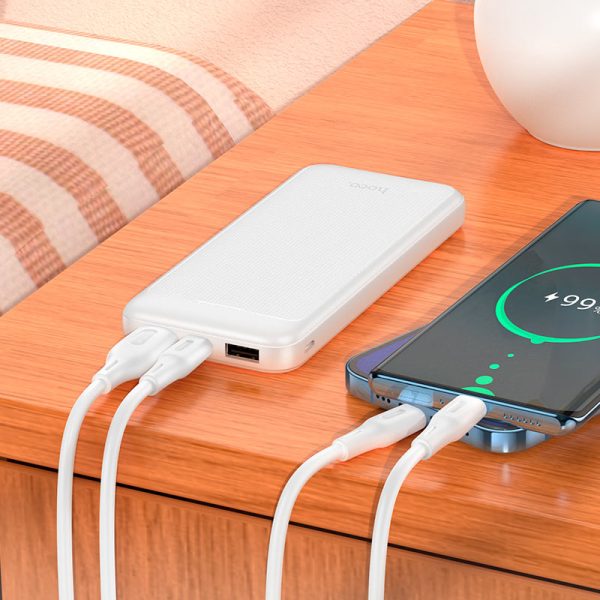 For Hoco J111 10000mAh Smart Fast Charging Power Bank – Black - Image 8