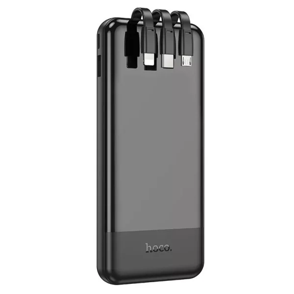 For Hoco J111 10000mAh Smart Fast Charging Power Bank – Black - Image 7