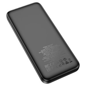 For Hoco J111 10000mAh Smart Fast Charging Power Bank – Black