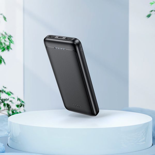 For Hoco J111 10000mAh Smart Fast Charging Power Bank – Black - Image 2