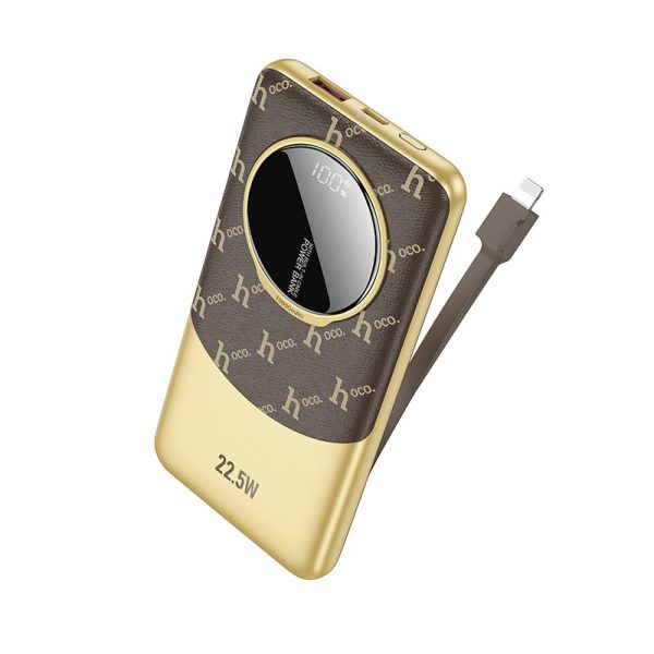 For Hoco Q29 10000mAh Nobility 22.5W+PD20W fully Compatible Power Bank with iP Cable - Image 4