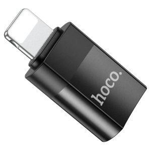 For Hoco UA17 Lightning male to Type-C female adapter, support 2A charging and data transfer functions.