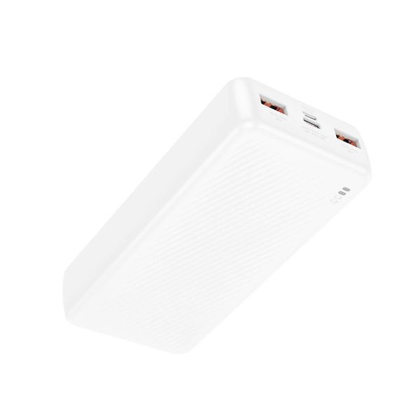 Power Bank Borofone BJ56A 22.5W+PD20W 20000mAh Backup Charger- White - Image 6