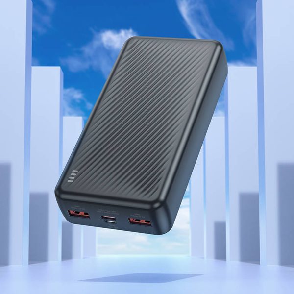 Power Bank Borofone BJ56A 22.5W+PD20W 20000mAh Backup Charger- White - Image 3