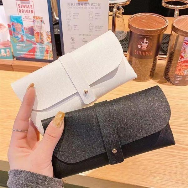 For Soft PU Leather Glasses bag, Fashion Glasses Protective Case, Simple Casual Sunglasses Box - Image 8
