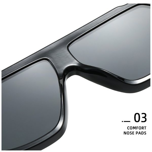Sunglasses Men Women 2025 Luxury Brand Trendy Big Frame Vintage Shades Fashion Outdoor Driving Eyewear UV400 - Image 6