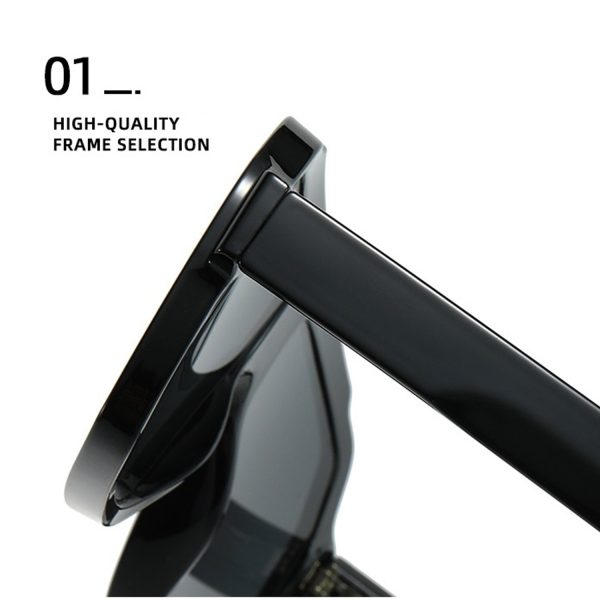 Sunglasses Men Women 2025 Luxury Brand Trendy Big Frame Vintage Shades Fashion Outdoor Driving Eyewear UV400 - Image 5