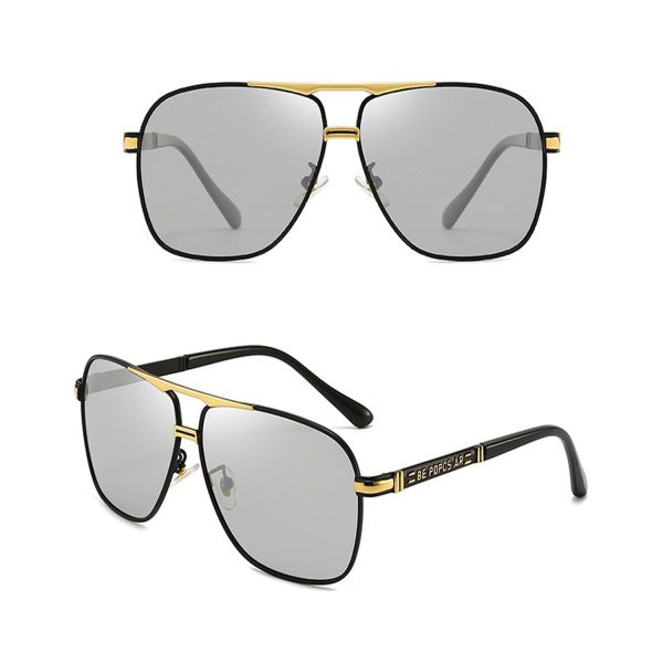 Sunglasses Men Women Fashion Polarized Photochromic Shades Eyewear Double Bridge Driving Sun Glasses - Image 3