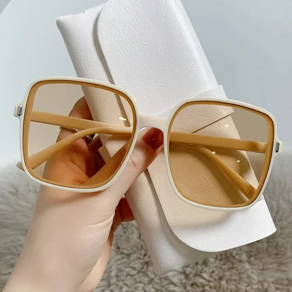 New Square Sunglasses Gradient Color 2025 Sunglasses for Women Trend Anti-UV Retro Sunglasses - Image 5