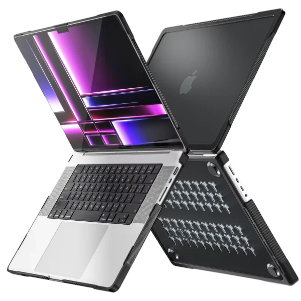 For Apple MacBook Case 360 Degree All Inclusive Protection Soft TPU Bumper Case