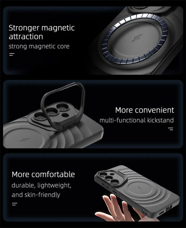 For Samsung Galaxy S25 Plus Ultra MagSafe Magnetic Wireless Charging Silicone Soft Full Protective Case Cover - Image 9